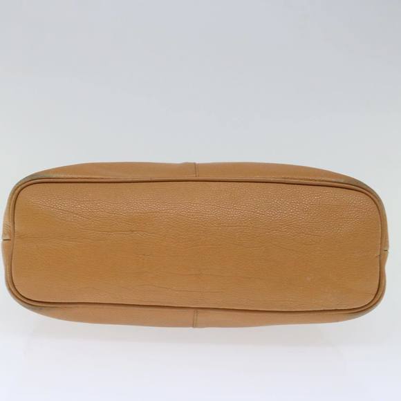 BURBERRY Hand Bag Leather Beige Auth ti1623 - Picture 5 of 16